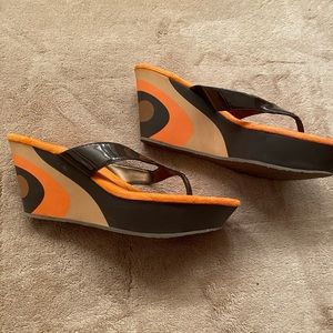 Carlos by Carlis Santana Wedge Sandals